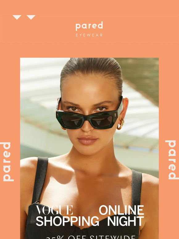 Our Vogue Online Shopping Night Ends Tonight.