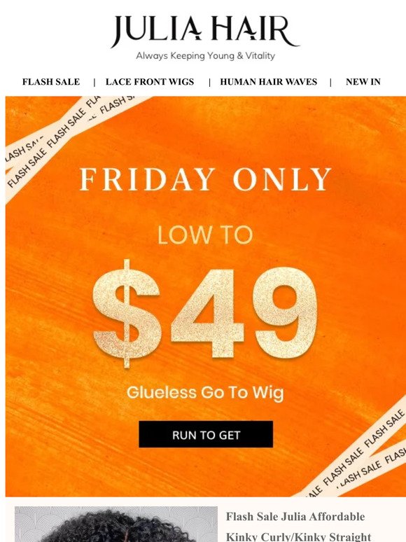 As low as $49! Unbeatable price this Friday!