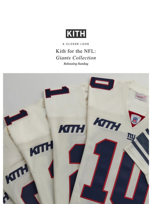 A Closer Look | Kith for the NFL: Giants Collection