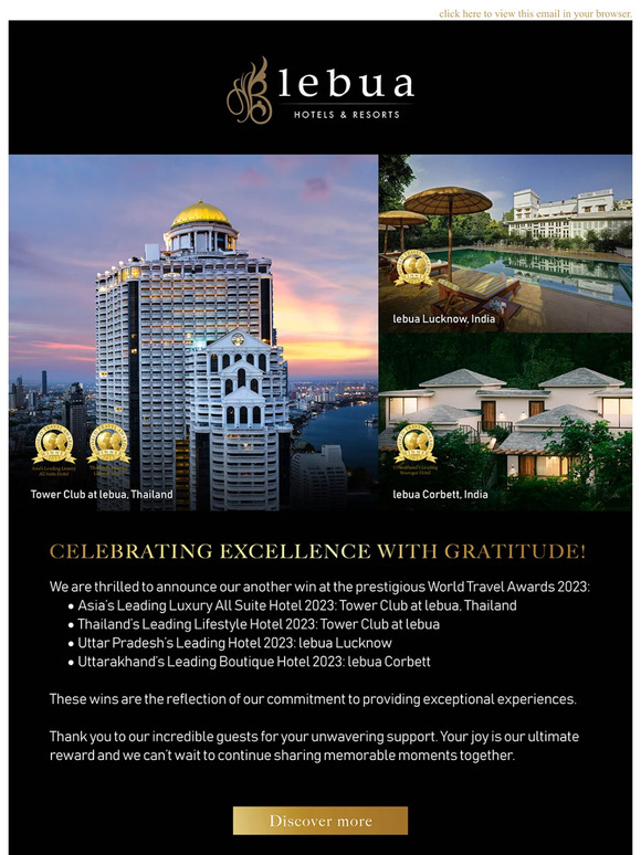 Another Win at the Prestigious World Travel Awards 2023