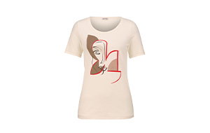 Shirt mit platziertem Druck