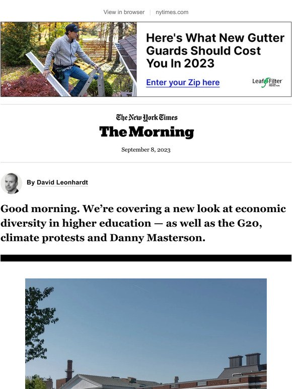 The Morning: The College Access Index returns
