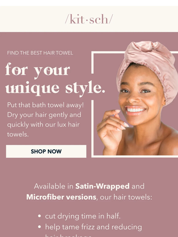 Cut hair drying time in half! 💁‍♀️