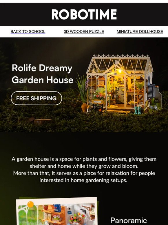 【NEW ARRIVAL】Rolife dreamy garden house