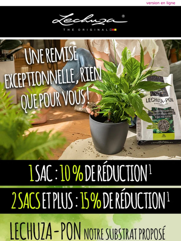 Économisez jusqu'à 15 % sur LECHUZA-PON