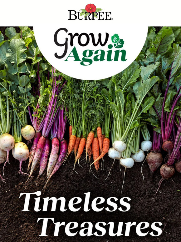 Burpee Gardening Grow some heirlooms, fast! Milled