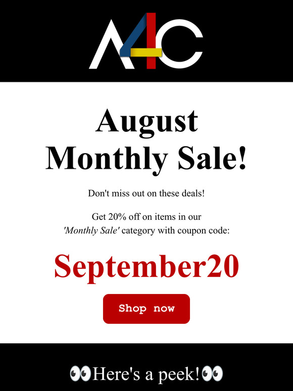 🎉September Monthly Deals Are Here!🎉