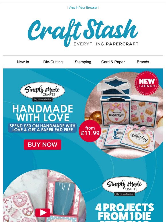 FREE Paper Pad With NEW Simply Made Crafts Launch