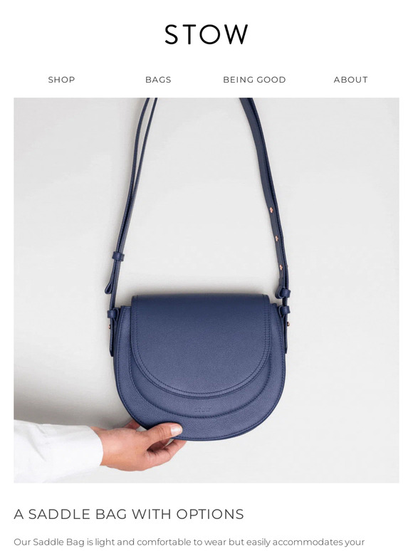 One Saddle Bag, Two Straps