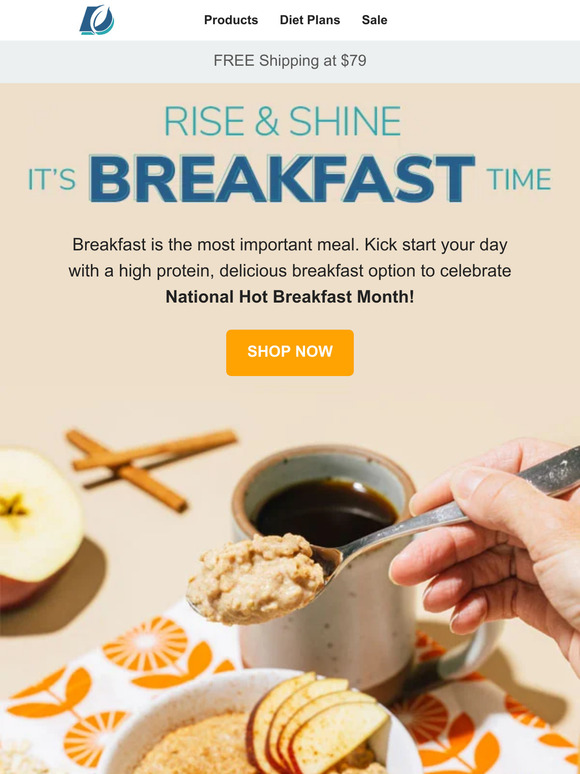 Diet Direct 🌞 Rise & Shine It's High Protein Breakfast Time! Milled