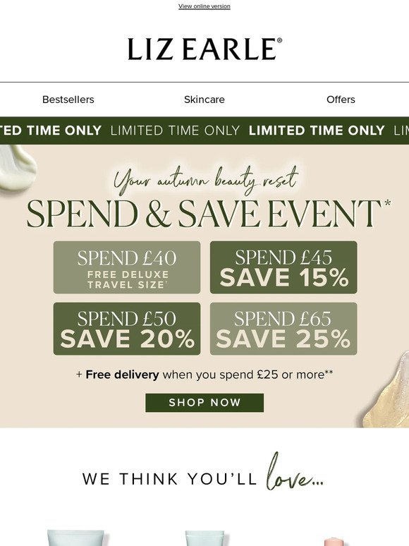 Our Spend & Save Event is on!