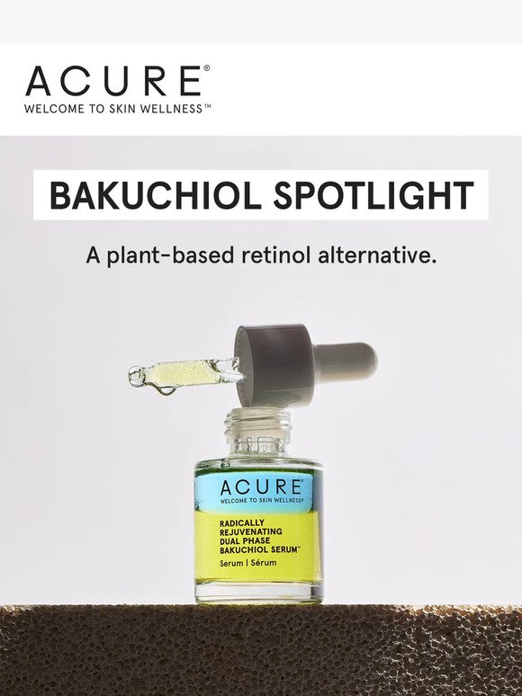 Bakuchiol | A plant-based retinol alternative.