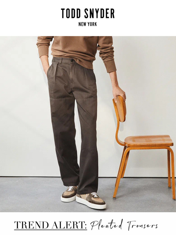 TREND ALERT: Pleated Trousers