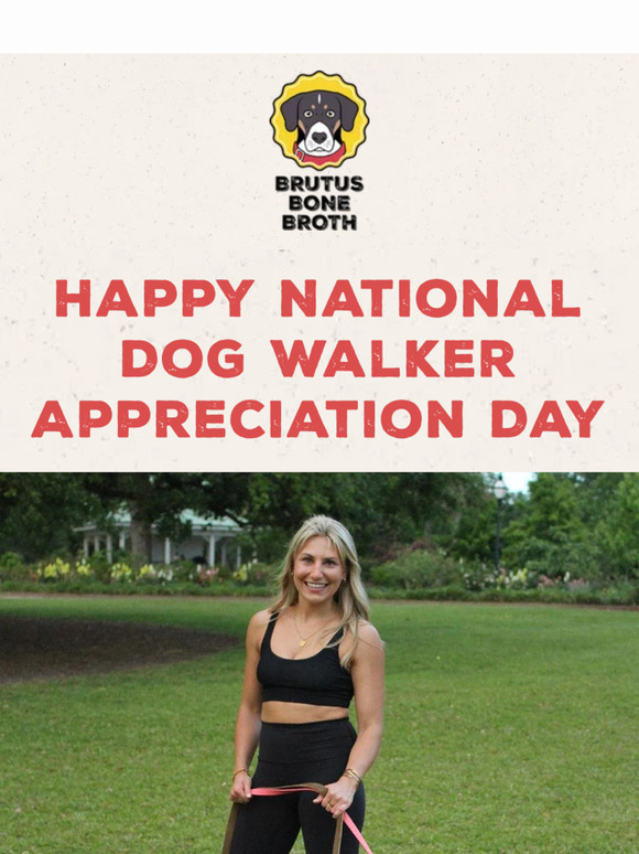 It’s National Dog Walker Appreciation Day! 🦮