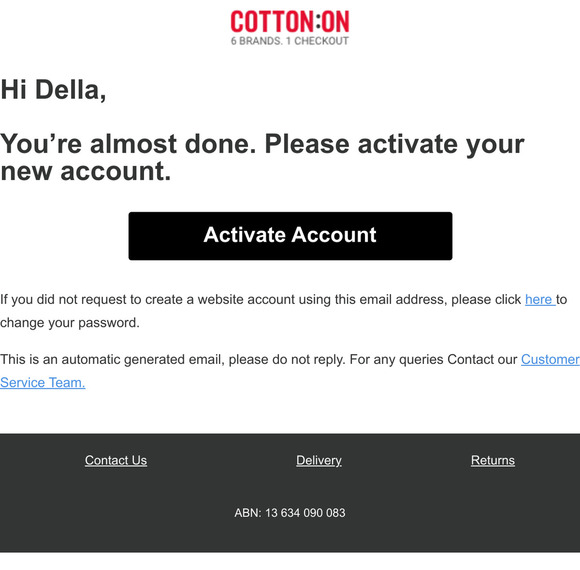Activate Your Online Account