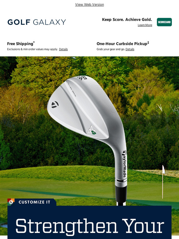 Golf Galaxy Now available! TaylorMade Milled Grind 4 Wedge Milled