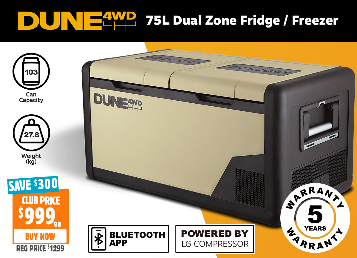 Anaconda NEW Dune 4WD Fridge Freezers Built Tough for Australia! Milled