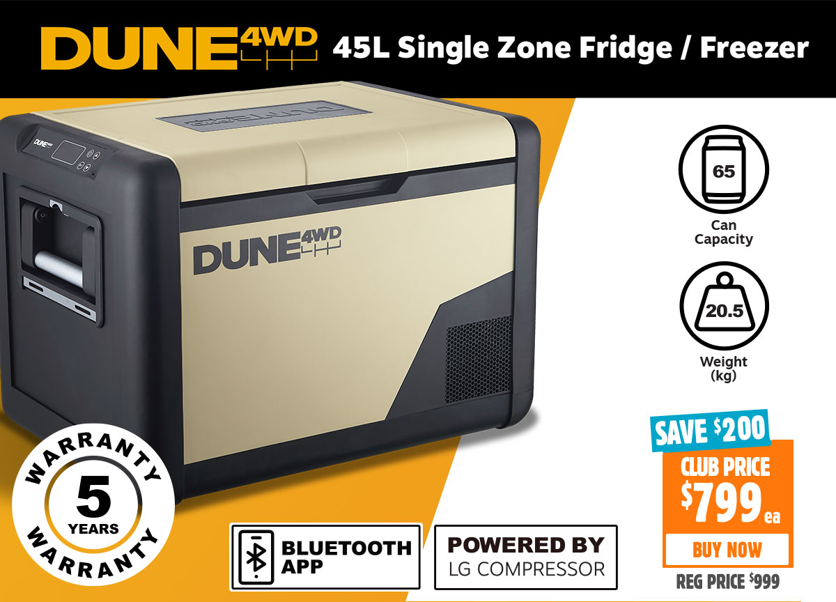 Anaconda NEW Dune 4WD Fridge Freezers Built Tough for Australia! Milled