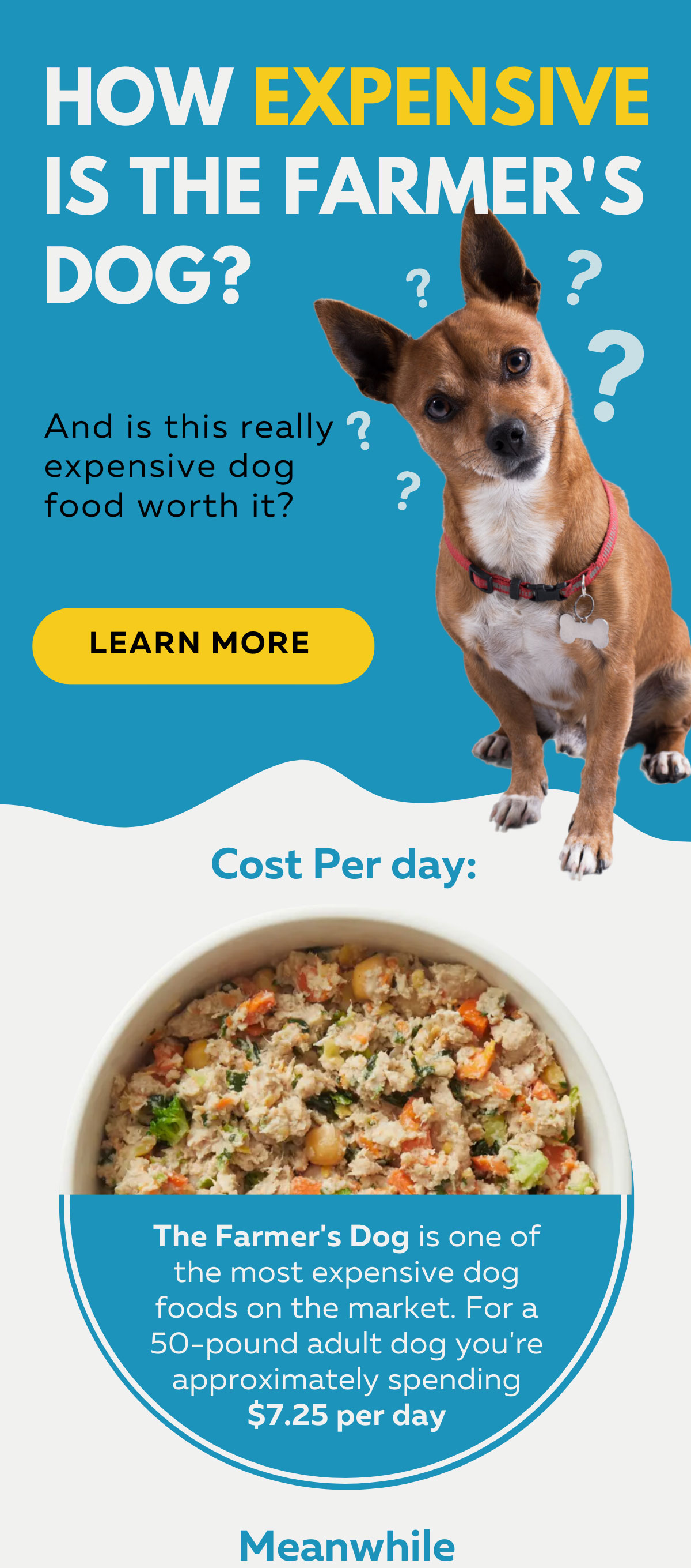 Farmer's dog outlet cost