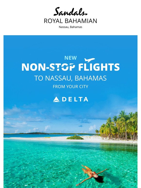 New Non-Stop Flights to the Bahamas: No Layovers, Just Clear Beaches