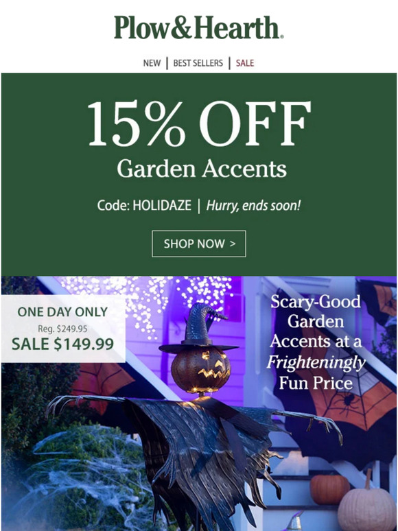 Plow & Hearth 🎃 40 Off Our Favorite Halloween Scarecrow 🎃 Milled