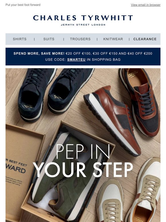 Pep in your Step - Save up to €40