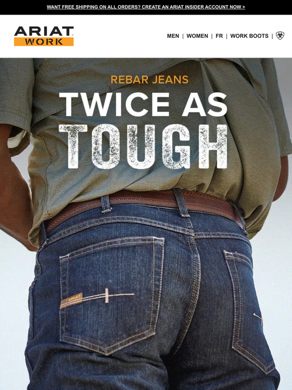 Rebar Work Jeans: 2X As Tough