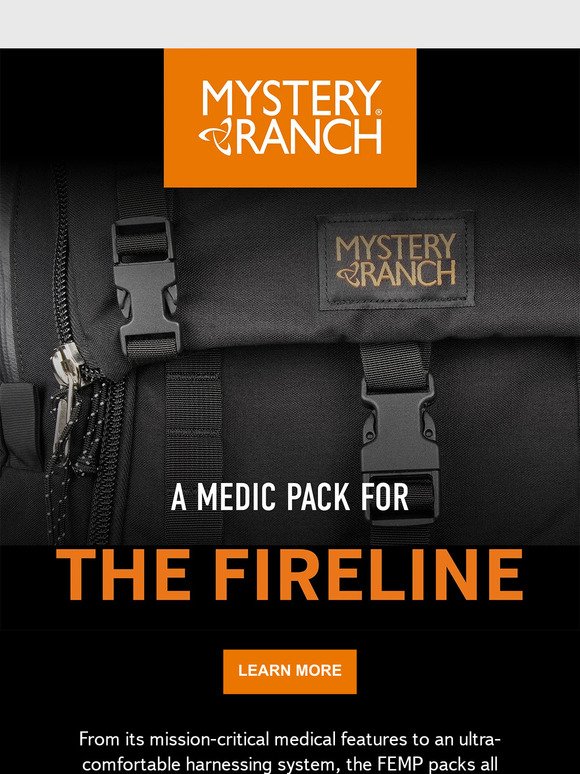 Mystery Ranch Backpacks: A medic pack for the fireline. | Milled