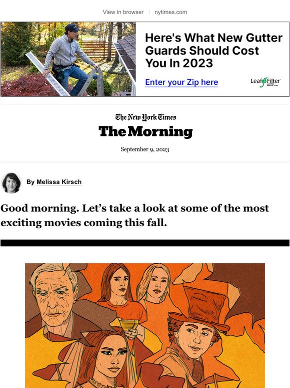 The Morning: Your fall movie preview