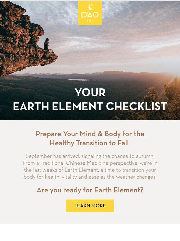 Your Earth Element Checklist