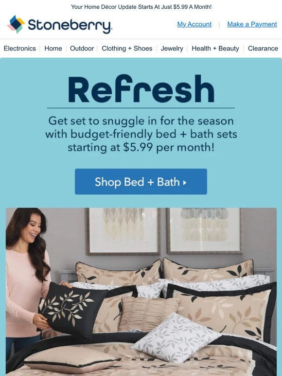Refresh In A Flash With Bed & Bath Sets