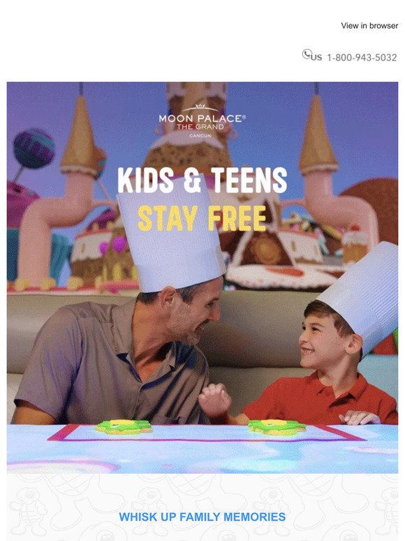 Hello 👨‍🍳 Free Stay for Kids & Sweet Fun at The Grand!