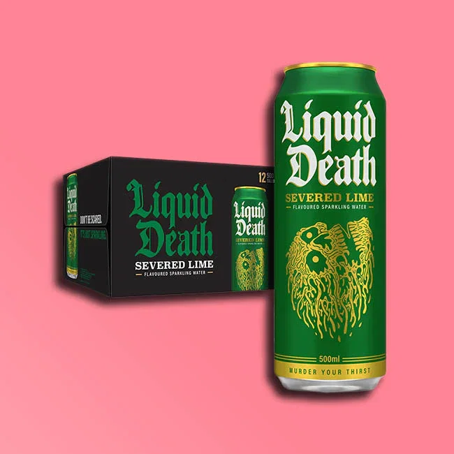Image of Liquid Death - Sparkling Water - Severed Lime (12x500ml)