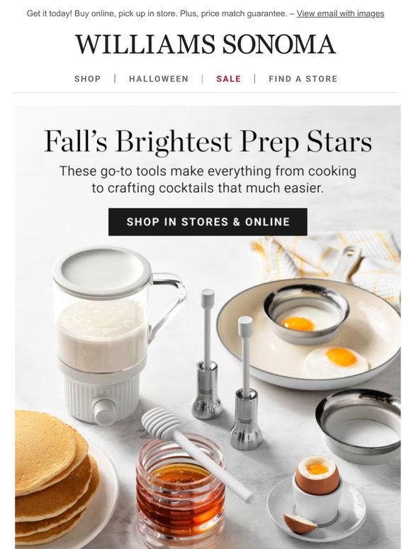 Fall's brightest prep stars | Cooks' tools starting at $6.95