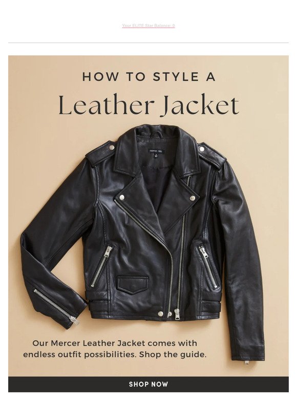 Mixology Clothing Company: How to style a leather jacket | Milled