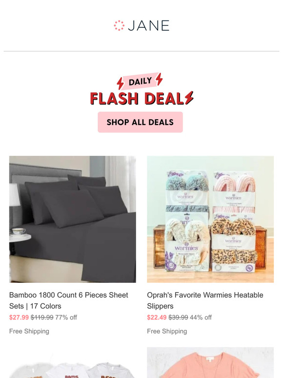 jane Bamboo 1800 Count 6 Pieces Sheet Sets 17 Colors 77 off Milled