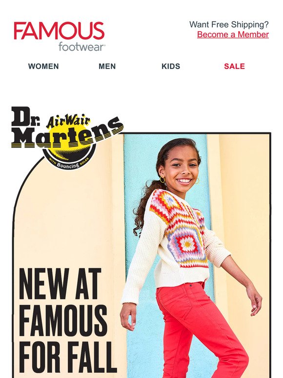 New Dr. Martens at Famous
