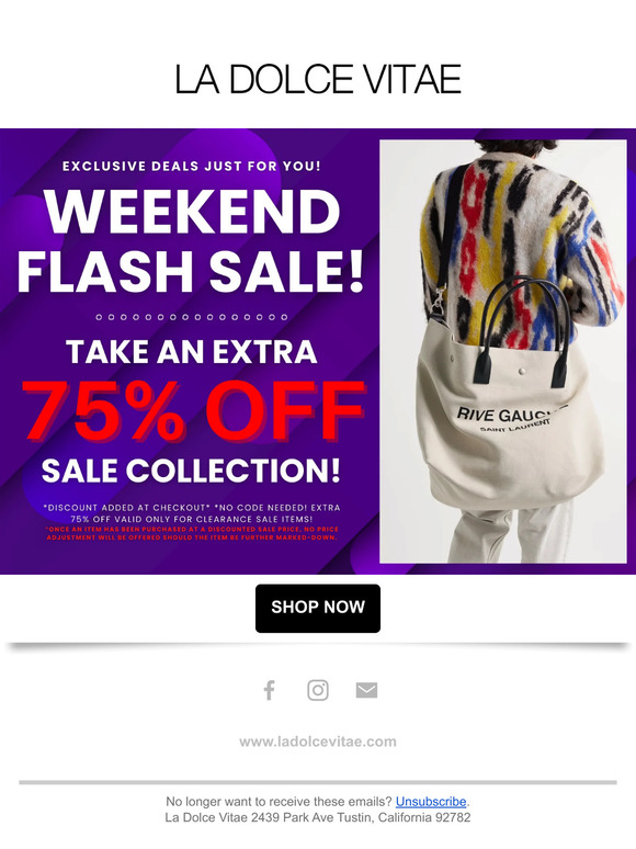 🚨Deal Alert! Extra 75% Off Flash Sale!