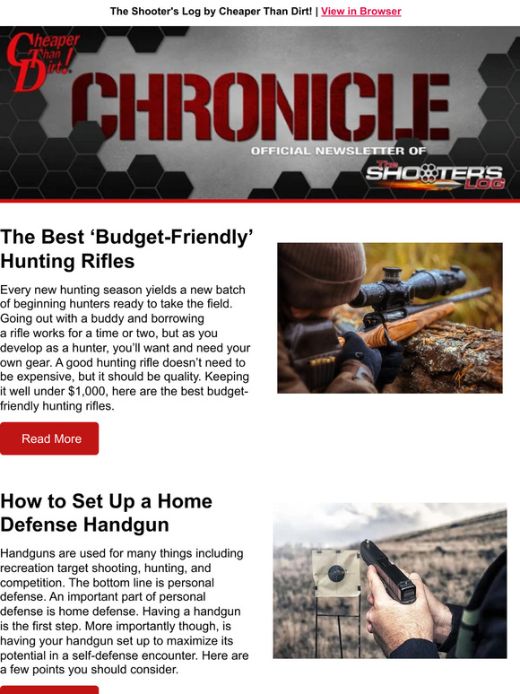 Cheaper Than Dirt Best BudgetFriendly Hunting Rifles and .22 LR