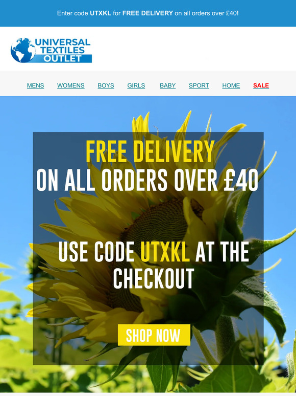 🌻 Hey , HURRY! Free Delivery On EVERYTHING Ends TOMORROW! 🌻
