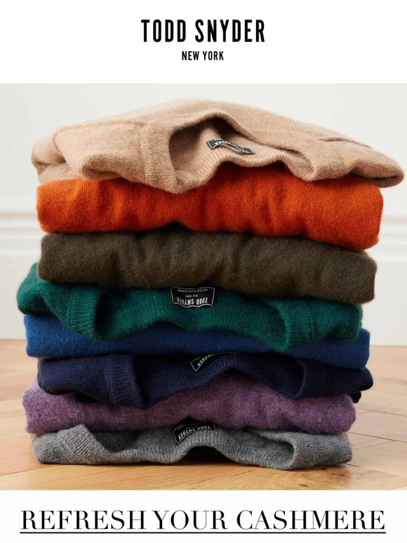 NEW SEASON. NEW CASHMERE.
