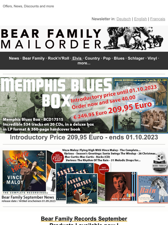 🐻 Memphis Mega Blues Box pre order price $$$ only in September!