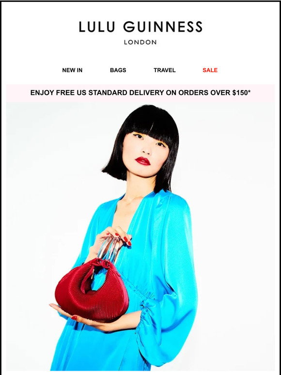 Lulu Red Racket Lulu Guinness: Red hot: your newest styles in Lulu Red | Milled