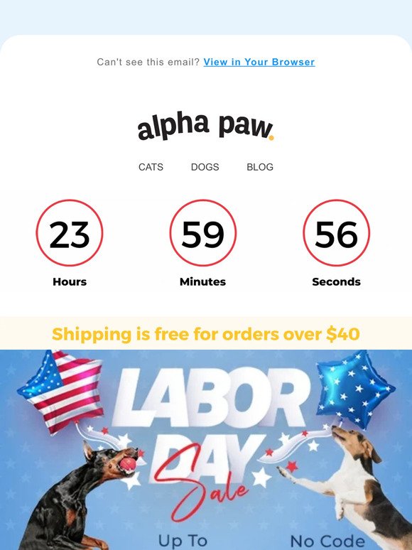 Extended Sale ends tomorrow...🐶🔥🇺🇸