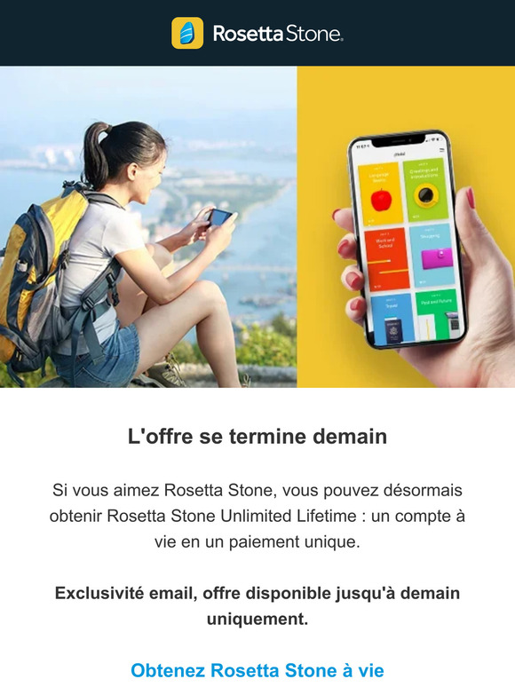 L'offre se termine demain ! Un apprentissage tout au long de la vie