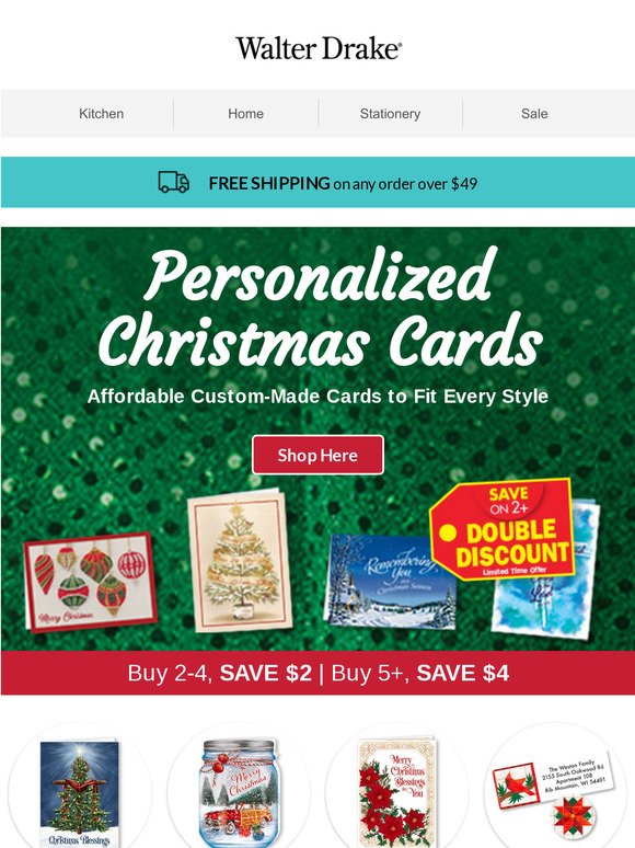 Christmas Cards are HERE! Savings inside