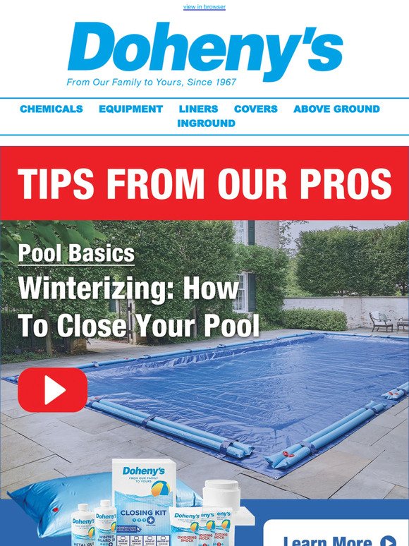 Master the Art of Winter Pool Closing with Tips from Our Pros!