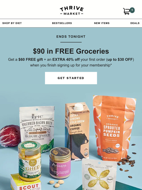 Last chance! Claim your $90 in FREE groceries
