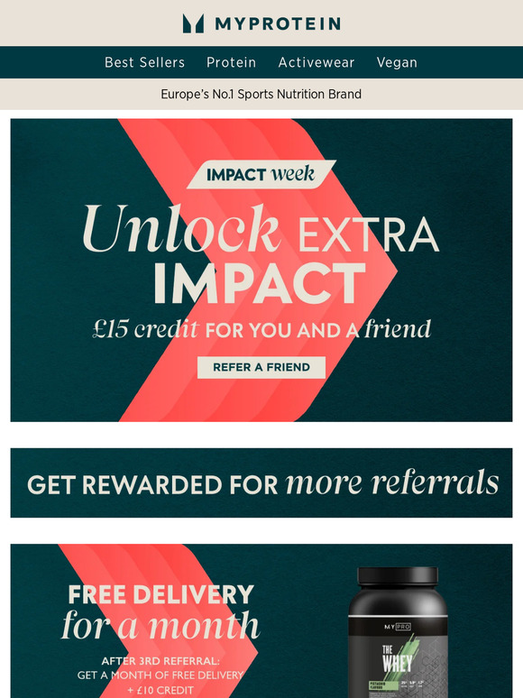 £15 credit when you refer a friend!