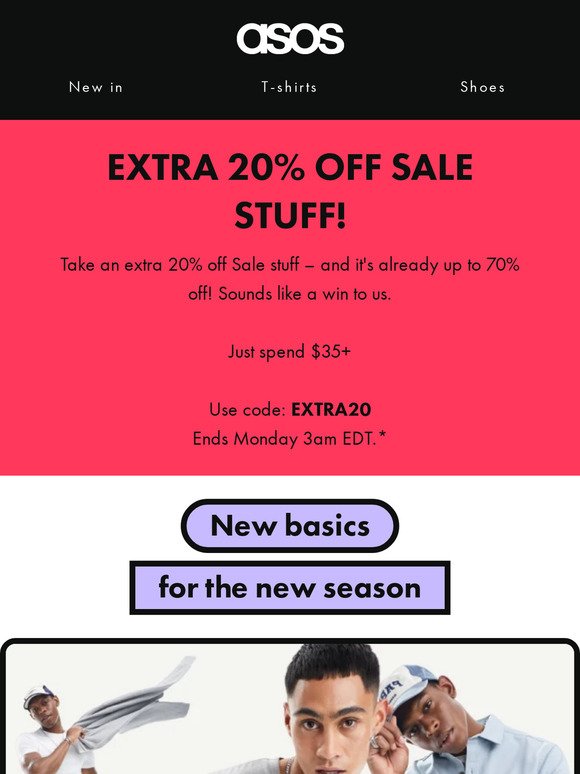 Extra 20% off Sale stuff! 🛍